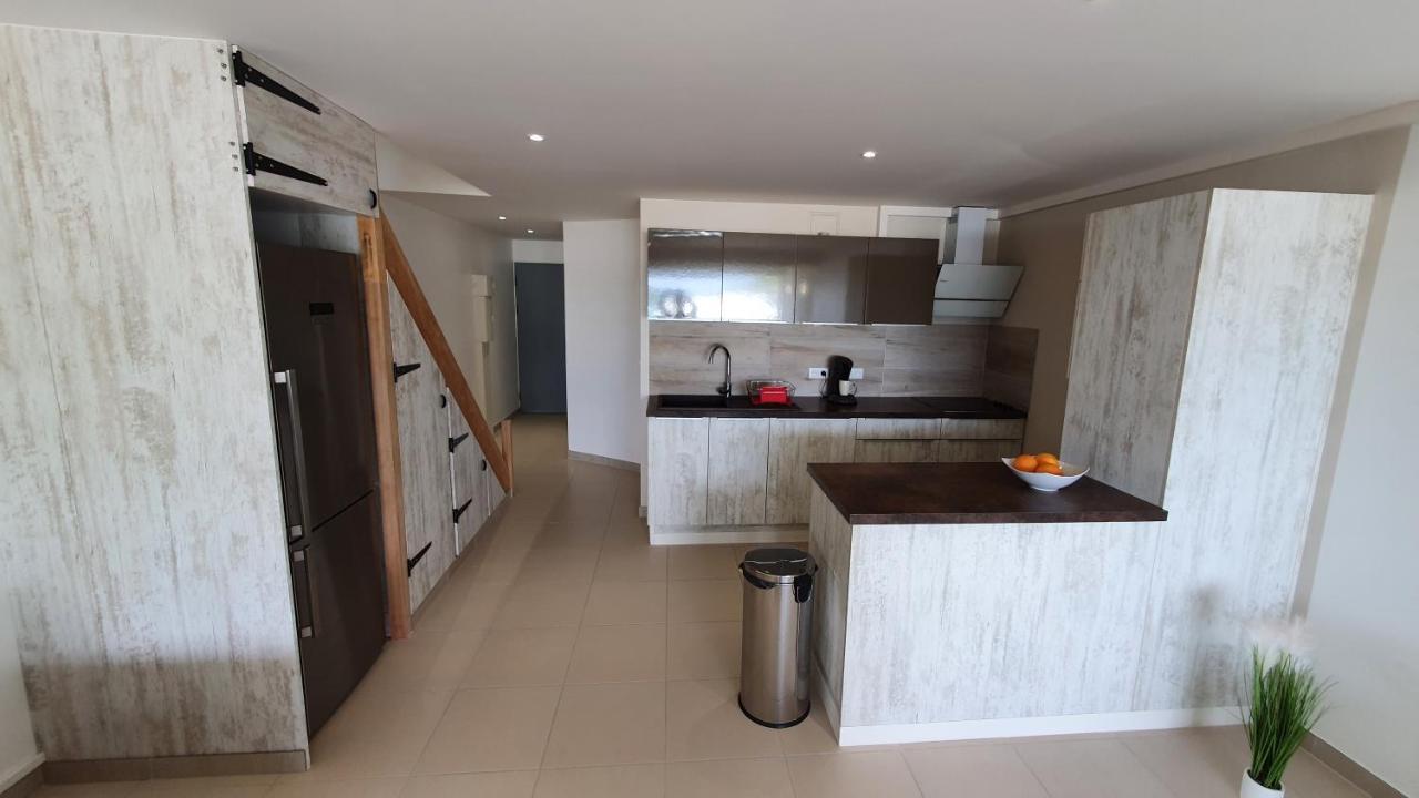 Pinel Superbe Appartement En Residence Vue Mer Cul de Sac Kültér fotó