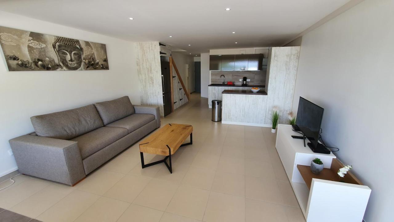 Pinel Superbe Appartement En Residence Vue Mer Cul de Sac Kültér fotó