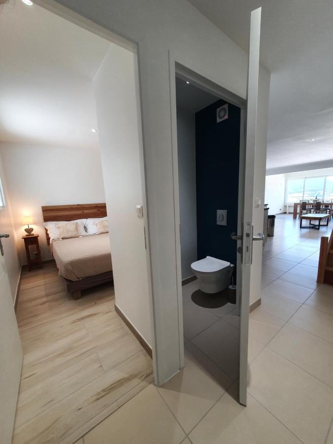 Pinel Superbe Appartement En Residence Vue Mer Cul de Sac Kültér fotó