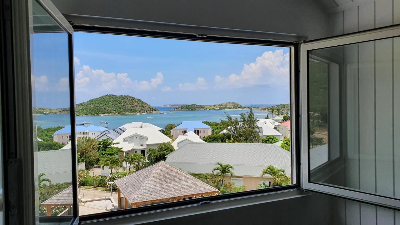 Pinel Superbe Appartement En Residence Vue Mer Cul de Sac Kültér fotó